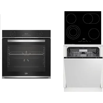 Domácí spotřebič Set spotřebičů Beko BBIM13300X + HIC64404T + BDIN36530