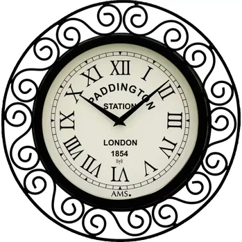 Hodiny Nástěnné rádiem řízené hodiny AMS 5589