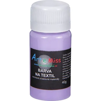 Speciální výtvarná barva Barva na tmavý textil, 40 g - fialová