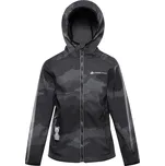 Dětská softshellová bunda s membránou ALPINE PRO EZORO černá 140-146