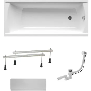 Obdélníková vana SAT Fusion 170x70 cm akrylát levá i pravá SATVR170ANPC