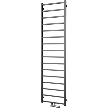 Radiátor Radiátor kombinovaný Isan Fresh 150x50 cm středové připojení černý samet DFRE15000500CSMS