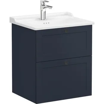 Koupelnový nábytek Koupelnová skříňka s umyvadlem VitrA Root 60x67x46 cm modrá mat ROOTC60BINTC