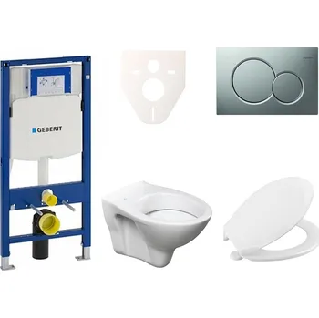 Bidet Cenově zvýhodněný závěsný WC set Geberit do lehkých stěn / předstěnová montáž+ WC S-Line S-line Pro 111.300.00.5NR3