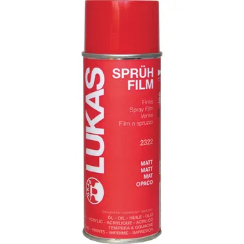 Barva ve spreji Umělecký závěrečný lak ve spreji Lukas, 400 ml - matný