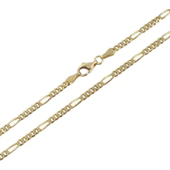 Řetízek Řetízek Figaro plný, 53 cm, 10,43 g, Au 585