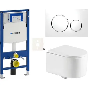 Bidet Závěsný wc set do lehkých stěn / předstěnová SAT SIKOGESREX72S20