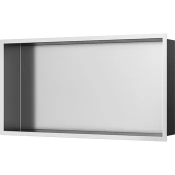 Vestavná polička SAT Aurum kartáčovaná ocel 63x33 cm SATAURN6030BS