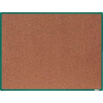 boardOK Korková tabule s hliníkovým rámem 120 × 90 cm, zelený rám