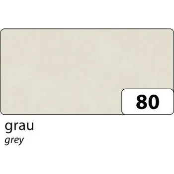 Výtvarný papír Hedvábný papír 50 × 70 cm, 20 g, 5 listů - barva šedá