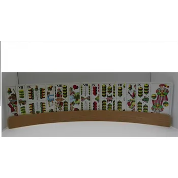 Příslušenství ke karetním hrám Stojan na karty dřevěný držák velký