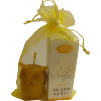 Kosmetická sada Balzám na rty a sovička