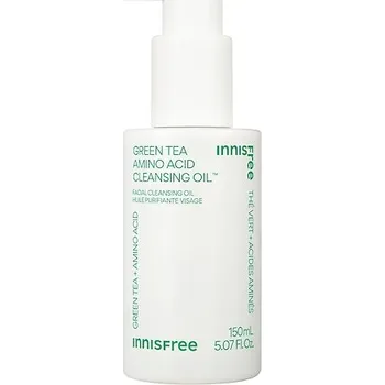 Pleťový olej 761283-GREEN TEA AMINO ACID CLEANSING OIL - Hydrating Green Tea Amino Acid Cleansing Oil – Čisticí olej na obličej - INNISFREE