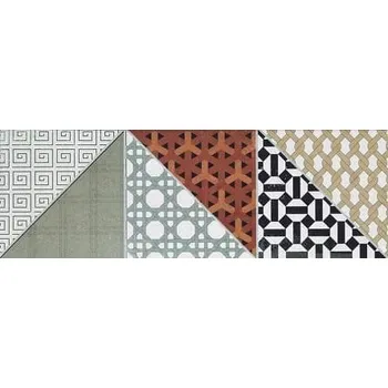 Obklad Dekor RAKO Deco mix barev 15x45 cm mat DDPP2659.1