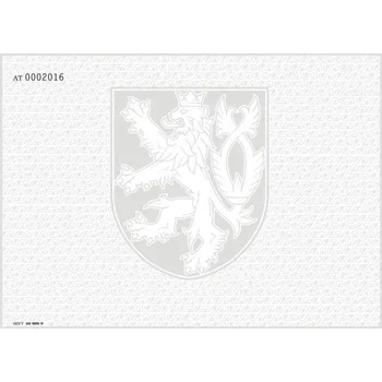 omalovánky Bianco diplom, výuční list, VOŠ a konzer.- malý státní zn. + lip. listy, číslování, pro tisk QR kódu