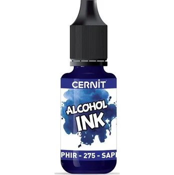 Speciální výtvarná barva Alkoholový inkoust CERNIT 20 ml - safír