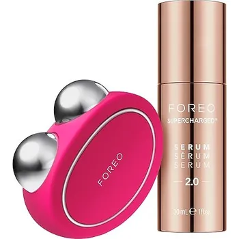 Pleťové sérum 727681-BEAR FUCHSIA & 2X SUPERCHARGED SERUM 30 - BEAR™ 2 Bundle - přístroj + SUPERCHARGED™ Sérum 2.0 - FOREO