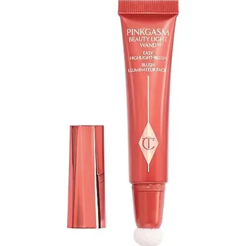 Přípravek na tvář Jeden tekutý rozjasňovač Charlotte Tilbury Beauty Light Wand růžový odstín Pinkgasm Sunset 12 g