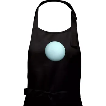 Kuchyňská zástěra Fotky planet - Uran - Dámská zástěra na vaření - Univerzální velikost ( Černá )