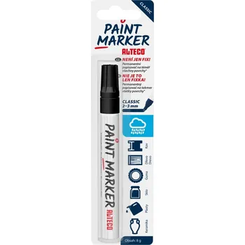 ALTECO permanentní popisovač Paint Marker Classic černý