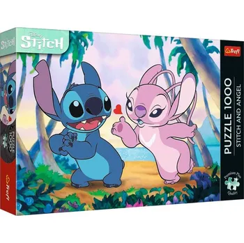 Puzzle Puzzle Premium Plus Stitch a Angel - 1 000 dílků