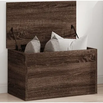 Truhla vidaXL Úložný box 60 x 35 x 35 cm kompozitní dřevo [840675] Barva: hnědý dub