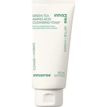 718012-GREEN TEA CLEANSING FOAM 150 ML - Green Tea Hydrating Amino Acid Cleansing Foam - Čisticí pěna - INNISFREE
