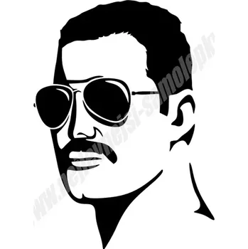Samolepicí dekorace na vozidlo Samolepka Freddie Mercury