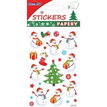 samolepka Samolepky GG sněhulák