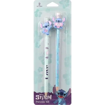 Grafitová tužka Grafitová tužka Colorino Stitch Pastel 1 HB kulatá s pryží - sada 2 ks