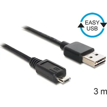 Datový kabel Delock kabel EASY-USB 2.0-A samec > USB 2.0 micro-B samec 3 m