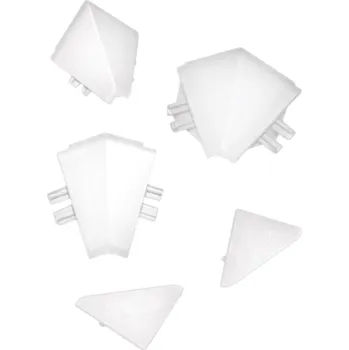 Sada rohů k těsnící liště 20 bílá KL20B