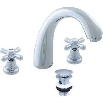 Vodovodní baterie Umyvadlová baterie RAV SLEZÁK Morava s clic-clacem chrom MK133.5