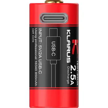 Článková baterie Klarus baterie s USB-C nabíjecím portem 16GT-85UR
