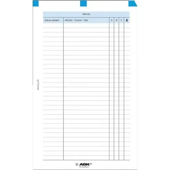 Diář ADK Aktivity A5 (sada 10 listů)