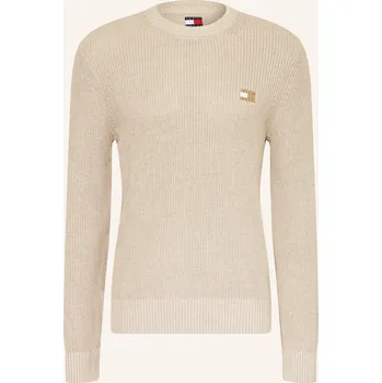 Pánské oblečení Tommy Jeans Pánský Svetr, krémová, XL