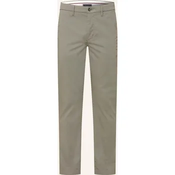 Pánské kalhoty Tommy Hilfiger Pánské Chino Kalhoty Straight Fit, šedá, 32