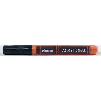 DARWI Akrylová fixa - tenká - 3 ml/1 mm - oranžová