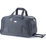 Malá cestovní taška na kolečkách vyztužená 40 l Laurent FB1 šedá