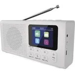 Rádio DAB DAB+ FM 3W/5V/4xAA bílá