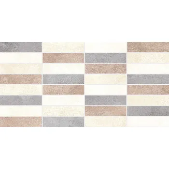 Obklad Dekor Multi Borneo béžovošedá 20x40 cm mat WARMB449.1