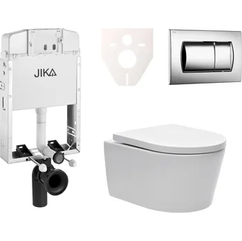 Bidet Cenově zvýhodněný závěsný WC set Jika k zazdění + WC SAT Brevis SIKOJW2