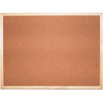 Korková tabule v dřevěném rámu 60 × 90 cm