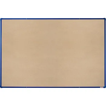 Kancelářský nábytek BoardOK Tabule s textilním povrchem 180 × 120 cm, modrý rám
