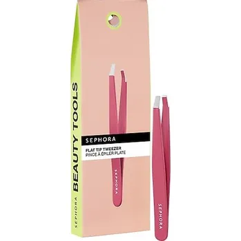 Péče o řasy a obočí 709324-ANGLED TWEEZER PINK-24 - Pince à Epiler Plate – Přesná depilace - SEPHORA COLLECTION