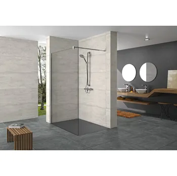 Sprchová zástěna Walk-In 140 cm Hüppe Design pure SIKOKHWI140
