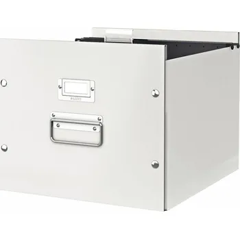 Archivační box Leitz WOW Krabice na závěsné desky - bílá