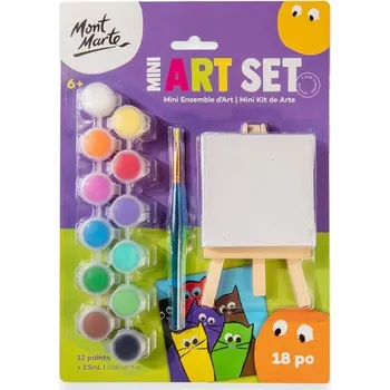 Výtvarná sada Mini art set pro děti Mont Marte, 18 ks, blistr