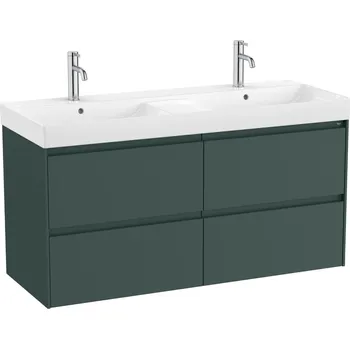 Koupelnový nábytek Koupelnová skříňka s umyvadlem Roca ONA 120x64,5x46 cm zelená mat ONA1202ZZM