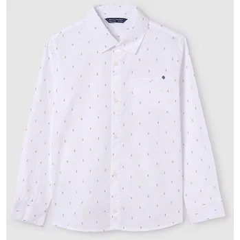 Chlapecká košile Chlapecká košile Mayoral 6155 barva: bílá, Rozměr: 152 (12 let)